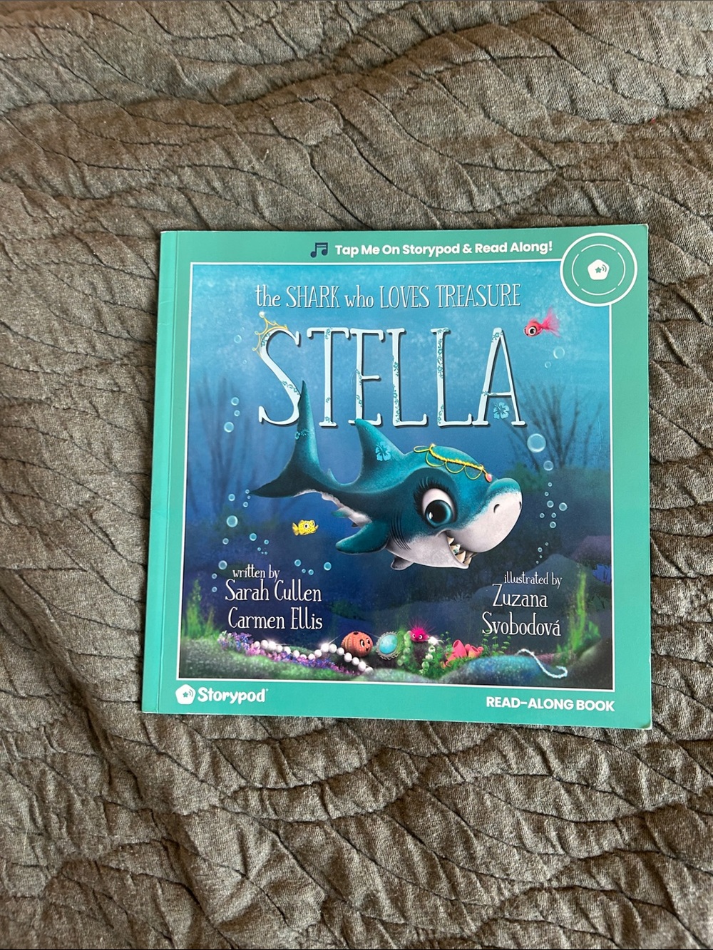 Storypod Stella the Shark Who Loves Treasure Read-Along Book - Teal